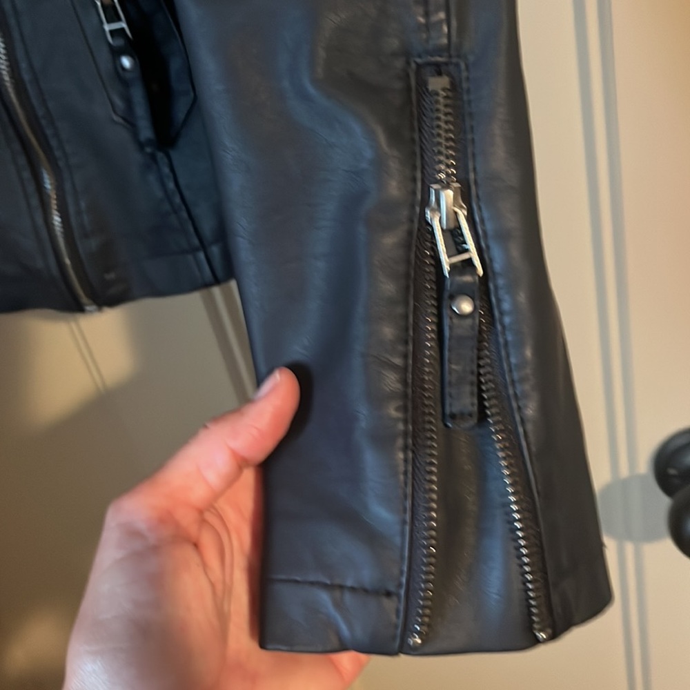 Max Studio faux leather moto jacket - Picture 3 of 7